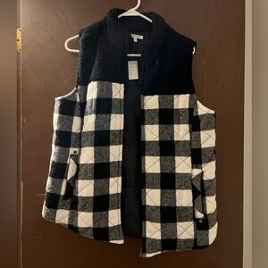 Plaid vest